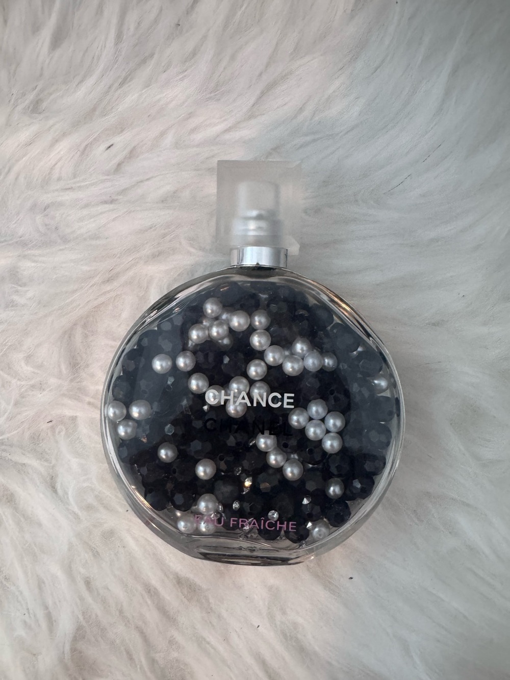 Pearl Filled Perfume Decor